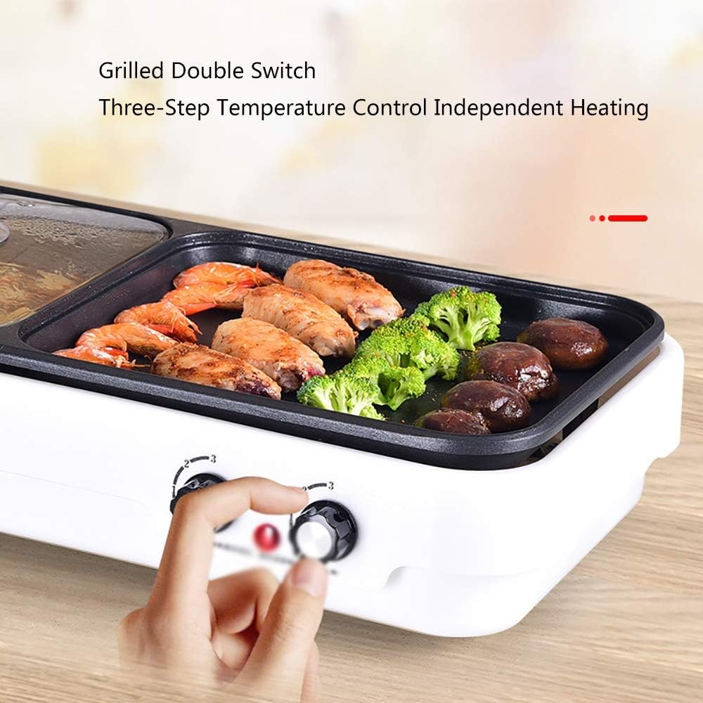 review Nologo W-XS1 Electric Barbecue Grill,Easy to Clean,Easy to Clean,Can Be Fried and Roasted A Variety of Delicious,Suitable for Home Kitchen and Outdoor Barbecue,Convenient