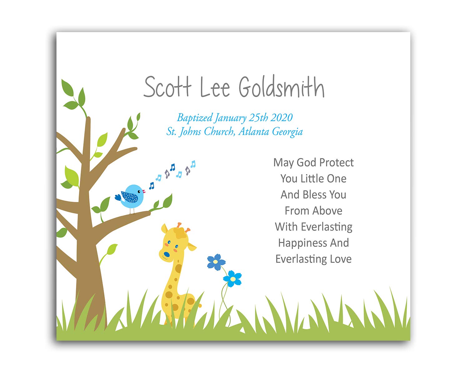 personalised baby christening gifts