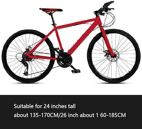 Amazon Co Jp 自転車マウンテンバイクオフロード可変速度24インチ小学生自転車大人 ショックハードフォークなしのダブルディスクブレーキ 5 24in ホーム キッチン