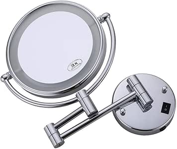 WyaengHai Espejo de Aumento Espejo de vanidad montado en la Pared del