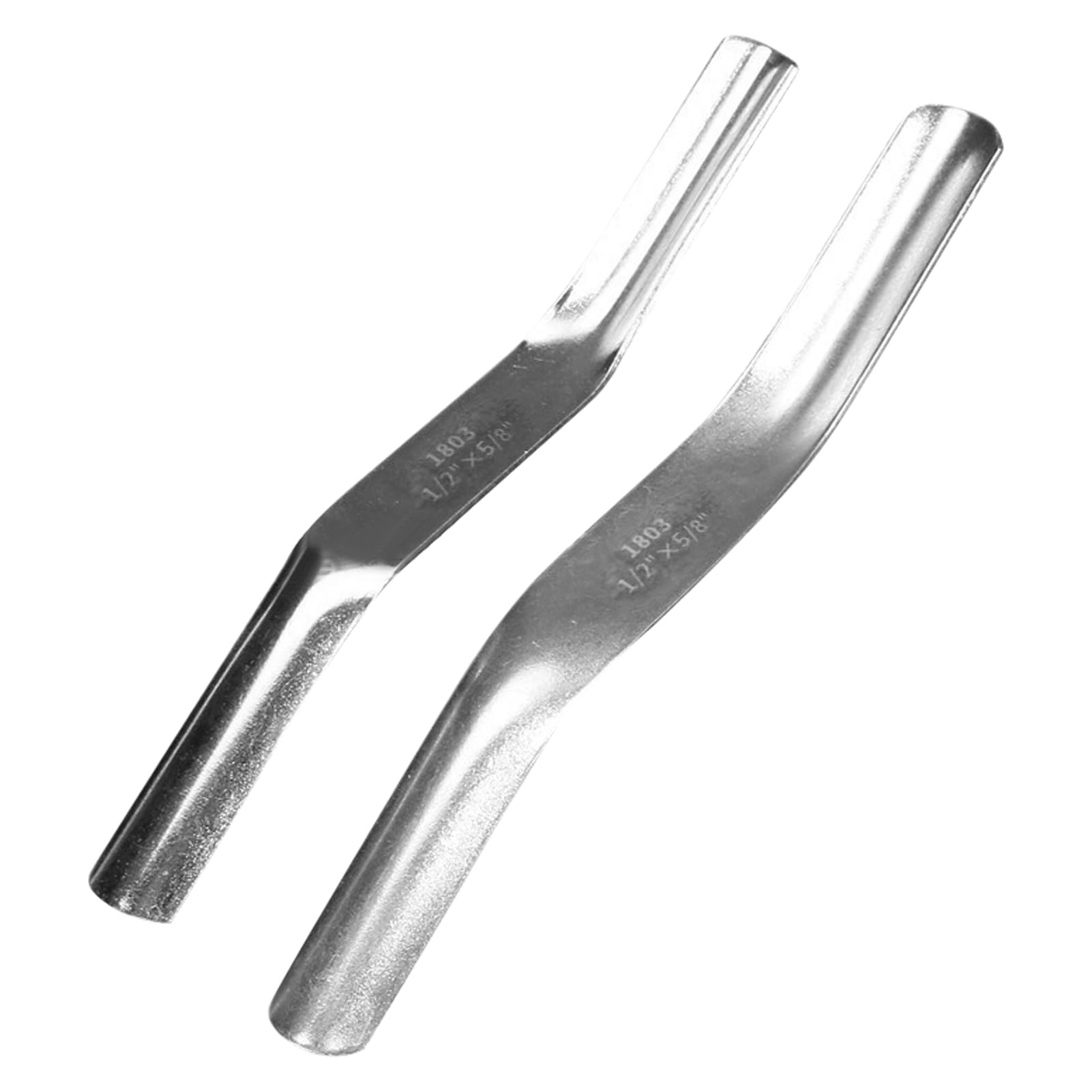 2 PCS 1/2inch X 5/8inch Brick Jointer,Marshalltown Jointer,Bricklaying Tools,Pointing Trowel,Marshalltown Jointer,Barrel Jointer Bricklaying,Brick Pointing Tools,Bricklaying Profiles(9.84x0.98inch)