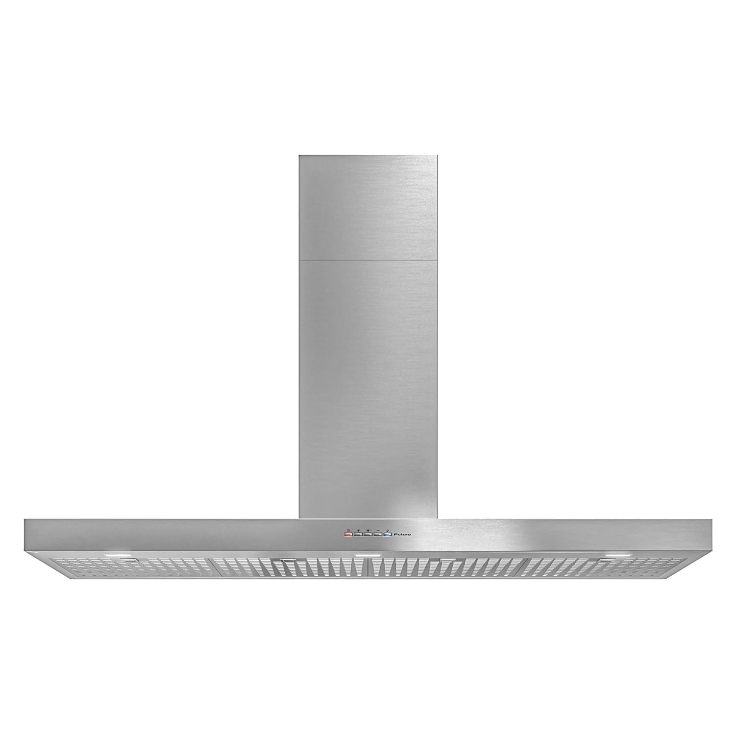 Futuro Futuro Positano 48 Inch Wall-mount Kitchen Range Hood - Modern Slim Stainless Steel Italian Design - Contemporary Range Hood LED Ultra-Quiet with Blower