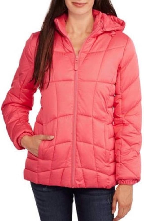 faded glory women's hooded fleece jacket