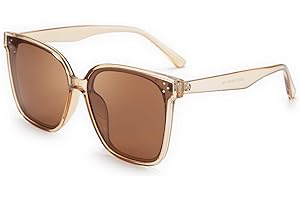 FEISEDY Retro Square Polarized Sunglasses Women Men Vintage Minimalist Shades B2600