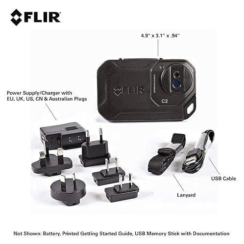 FLIR C2 Compact Thermal Imaging System and FLIR MR40 Moisture Pen