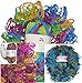 Clearance Pack of 3 Balls Dee Ruffle Scarf Yarn Mix Colors Lot (mix10)