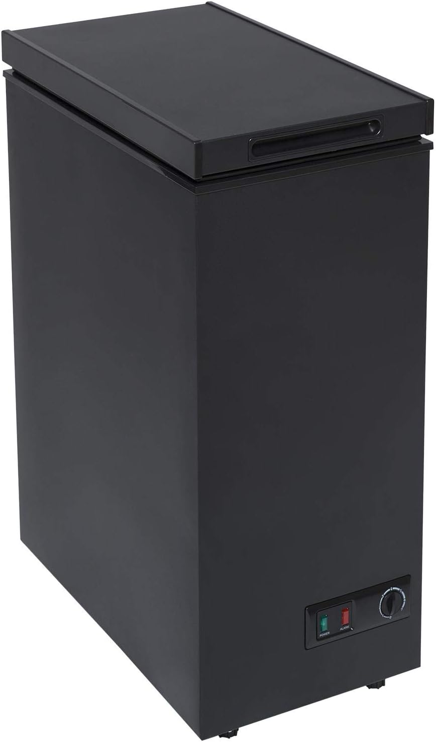 Freezers Energy SIA CHF60B 36cm Freestanding Slimline Compact Black