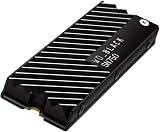 WD Black SN750 500GB M.2 NVMe SSD PCIe Gen3 Gaming SSD Heatsink view 2