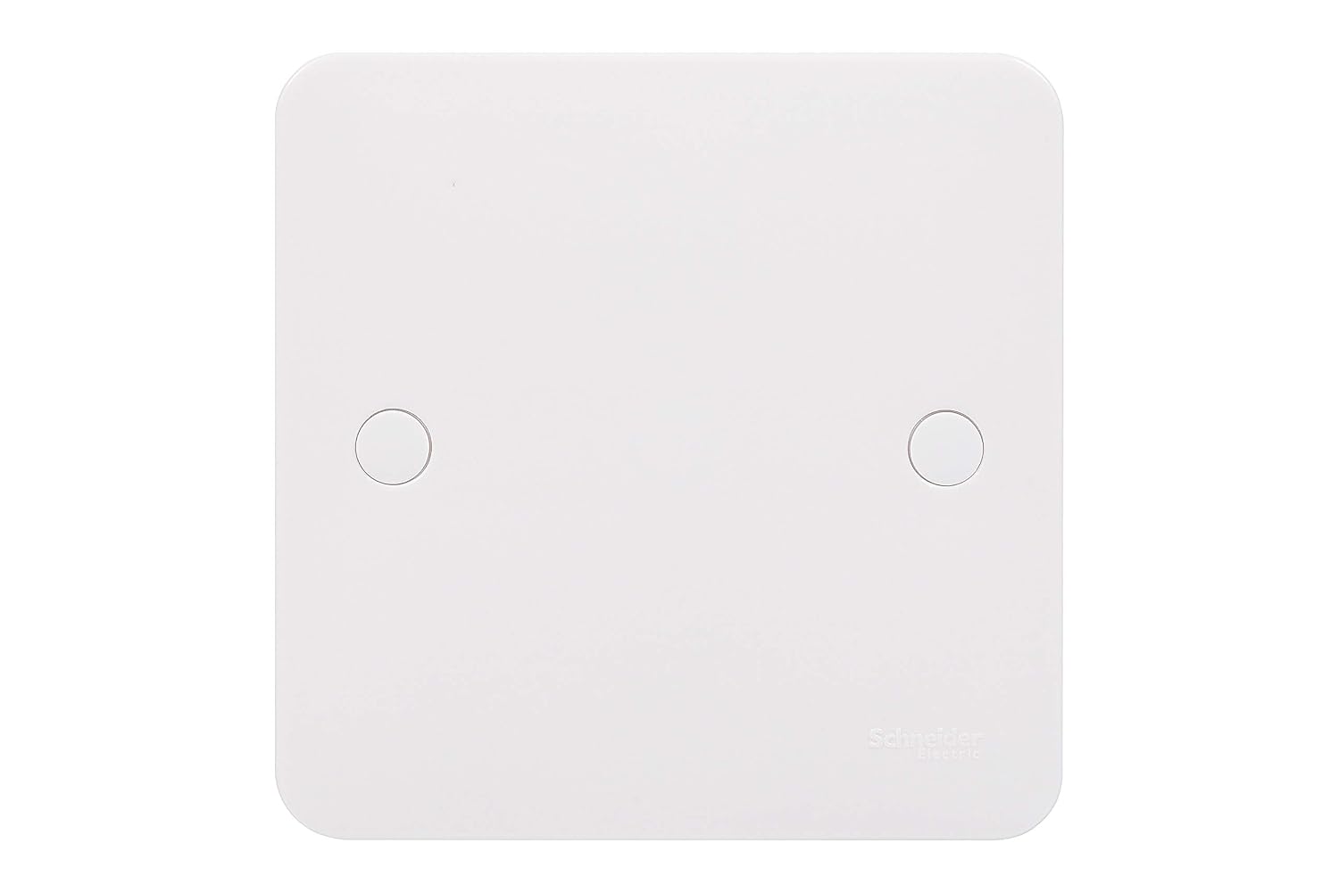 Schneider Electric - Lisse White Moulded, Single Blank Plate, GGBL8010, White, Pack of 10, 1 Gang, 1 Gang