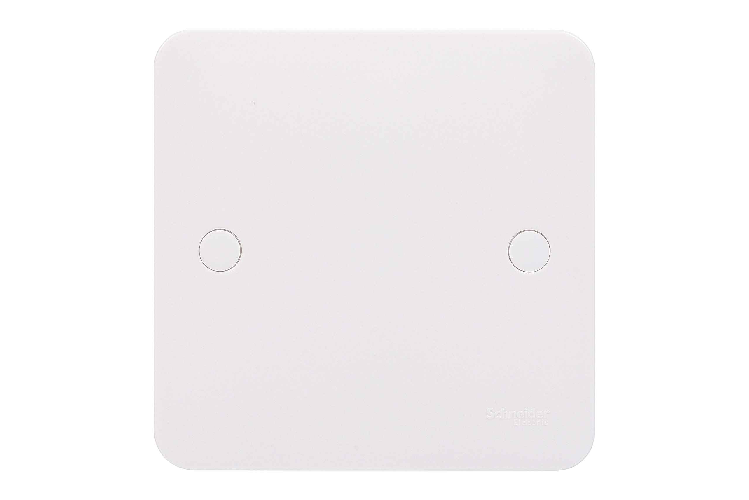 Schneider Electric - Lisse White Moulded, Single Blank Plate, GGBL8010, White, Pack of 10
