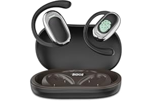 ANVOSED AI Translation Earbuds Real Time, 144-Language Translator Earbuds for Android/iPhone with APP, 5-in-1 Translation Music Calls Transcription AI Assistant Translation Earbuds Travel Business (Black)