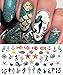 Nautical Nail Art Waterslide Decals Set #2 - Fishing Lures, Mermaids and More! - Salon Quality!!