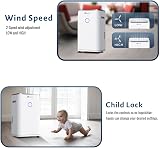 PureMate 20L/Day Portable Dehumidifier with 6.5L Tank Digital Display view 6