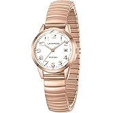 Elegant Gold Watches for Women Small Analog Watch, Waterproof Ladies Watches with Stainless Steel Expansion Band and Luminous Dial - Fashionable Christmas & Birthday Gifts for Women