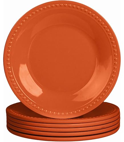 Melamine Dinnerware Set, 12pcs Plates And Bowls Sets, Kitchen Dinner Set, Best For Indoor And Outdoor Party, BPA-Free Dishwasher Safe