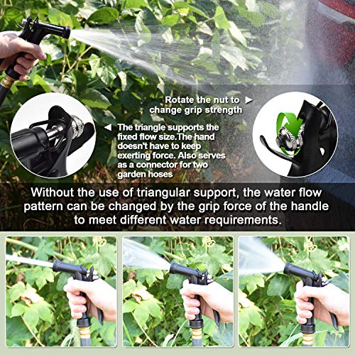 IRRIGLAD Hose Nozzle 2 Pack, Full Size Pistol Grip Water Nozzle Sprayer