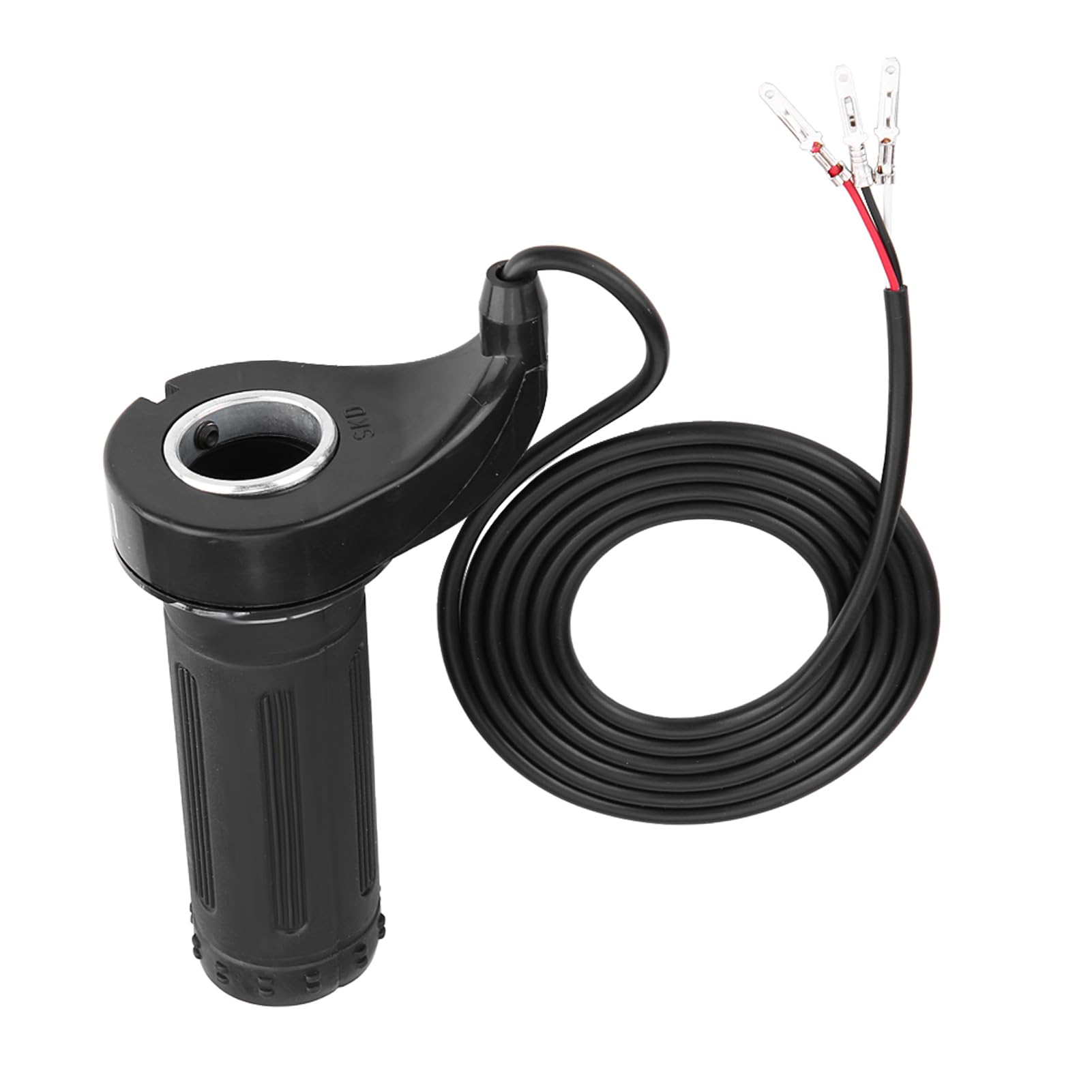 Sunicon Universal Ebike Throttle,Grip Electric Scooter Twist Grip Handle Grips with 3 Wires Electric Scooters Bicycles Pocket Bikes Mini Choppers Go Karts