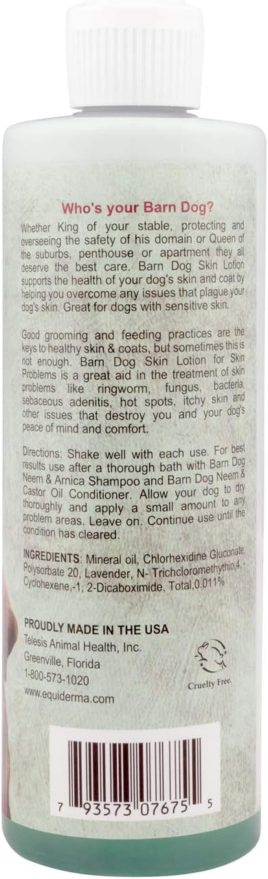 Amazon Com Equiderma Barn Dog Skin Lotion Topical Solution For