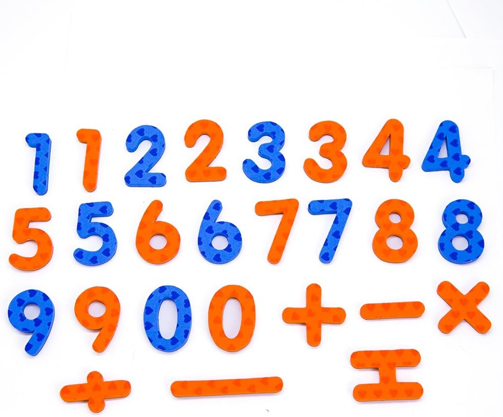 MAGTiMES Magnetic Letters and Numbers for Educating Kids in Fun -Educational Alphabet Refrigerator Magnets -112 Pieces (Letters and Numbers): Toys & Games