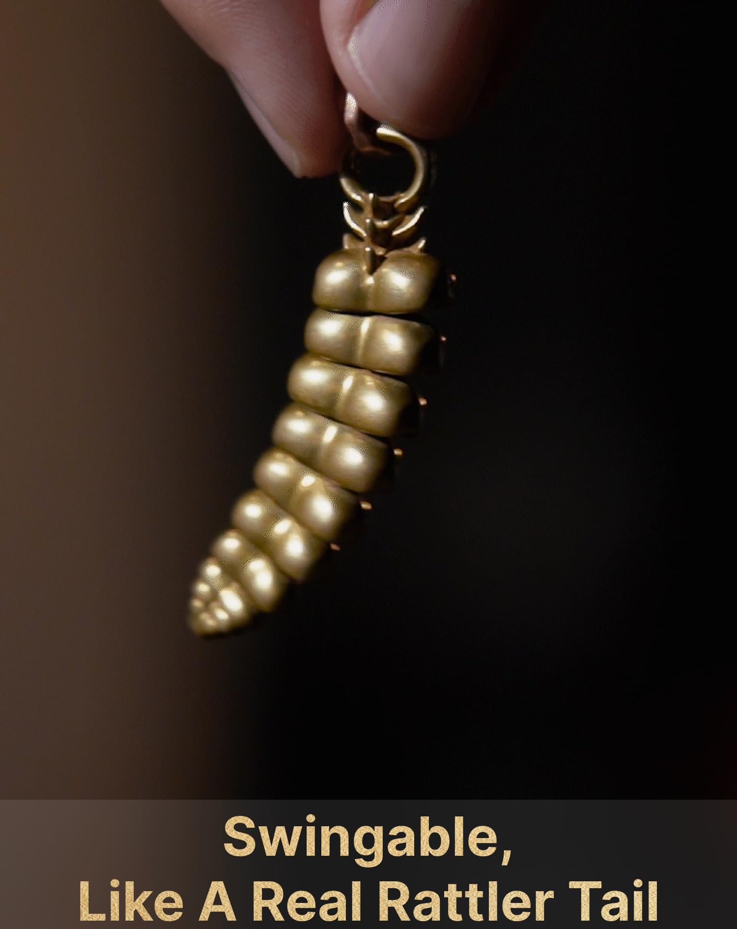 Rattlesnake Snake Skn Pendant & Black Cord Necklace - Etsy