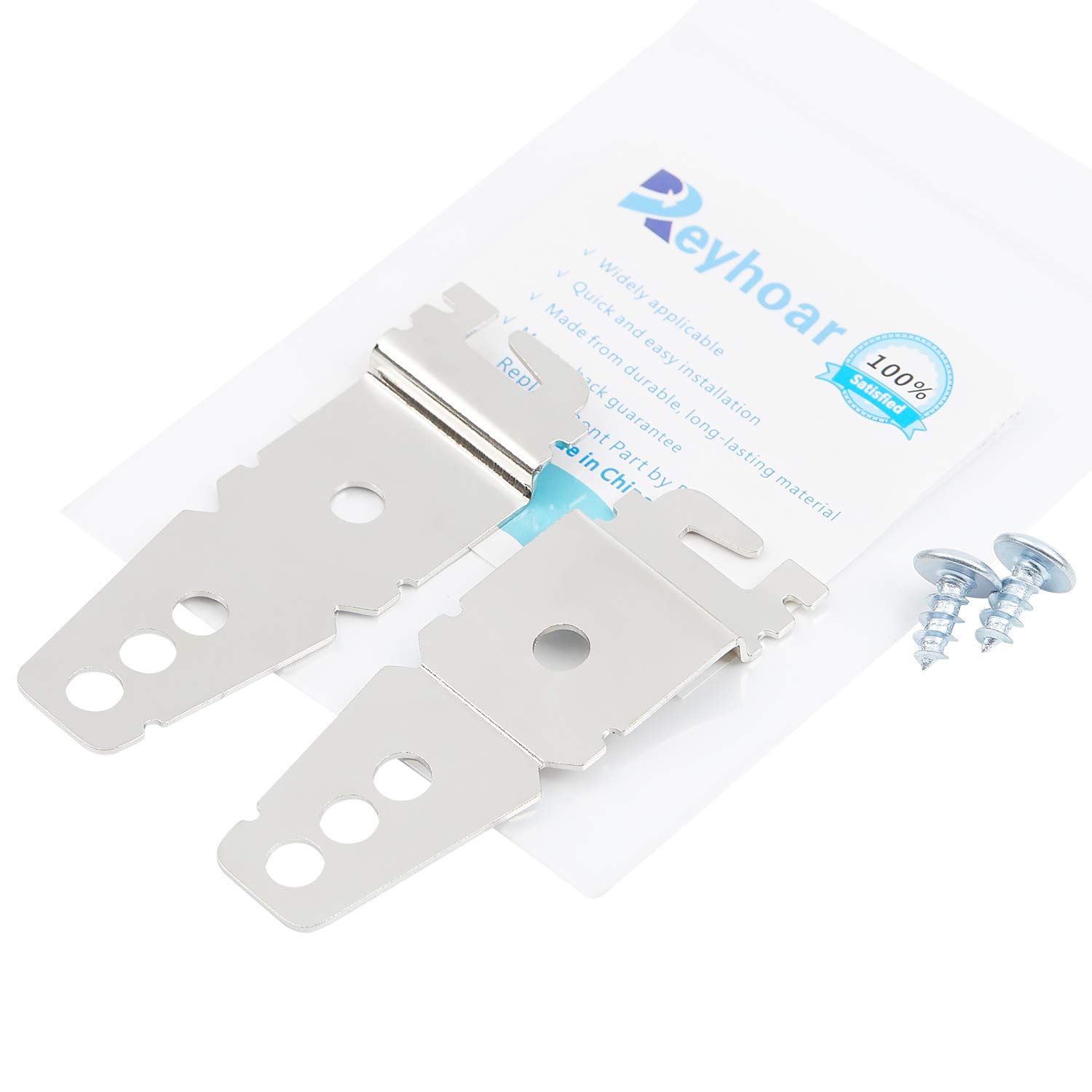 Reyhoar 2 Pack 8269145 Undercounter Dishwasher Upper Mounting Bracket Replacement with Screws Compatible with Whirlpool & KitchenAid Dishwashers, Replaces WP8269145 AP3039168 PS393134