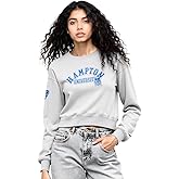 Pro Standard Womens College Hampton University College Classic Essentials Crewneck Sweatshirt Heather Grey S
