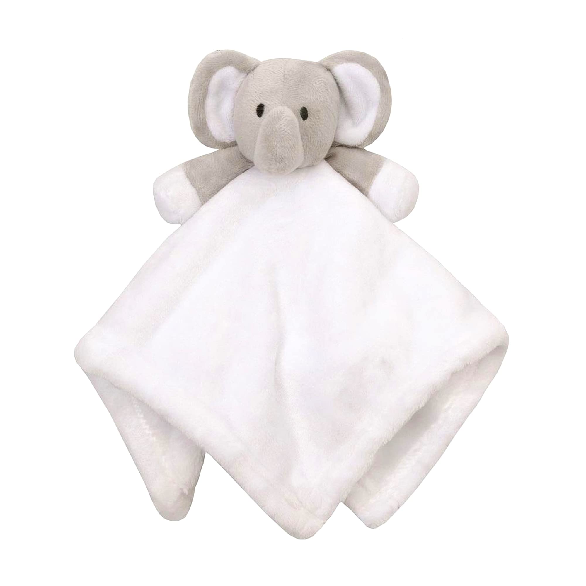 Royal Icon Super Soft Baby Comforters Baby Boys & Girls Comforter Baby Comforter Toy Elephant/Giraffe/Cow Cuddly Fleece Toy Are Ideal for New Baby Gifts and for Peaceful Sleep 19C199