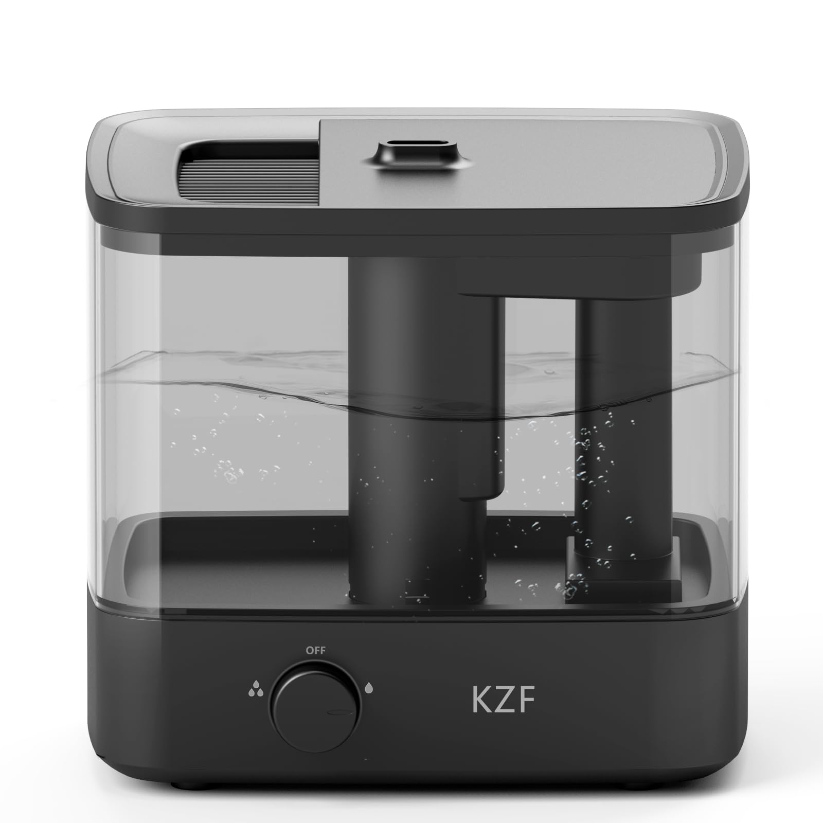 Photo 1 of KZF 2.3L Top-Fill Cool Mist Humidifier – Whisper-Quiet, Up to 30 Hrs Runtime, Auto Shut-Off, Ideal for Bedroom, Baby Nursery & Plants
