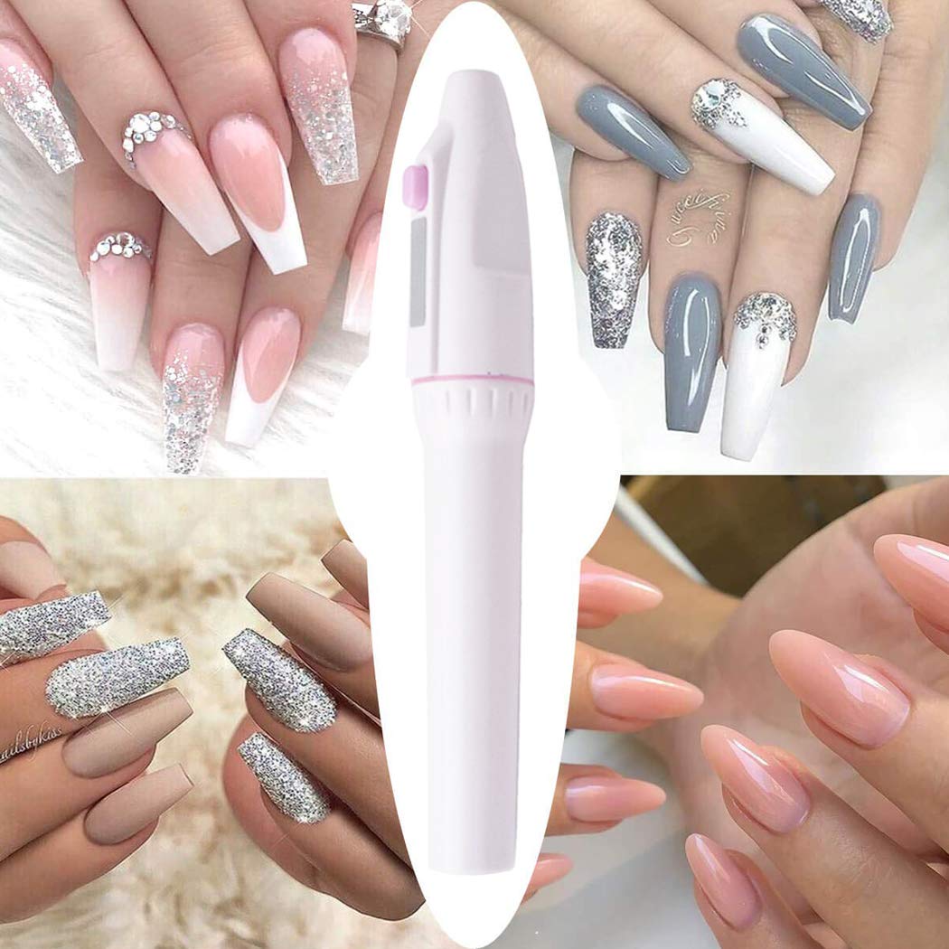Coxeer Nail Drill Kit Professional Nail File Drill Manicure and Pedicure Kit for Acrylics Gels Natural Nails Nail File Set Nails Care Tools for Hand : Beauty