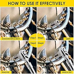 Topec 5-Piece Heavy Duty Nut Bolt Remover