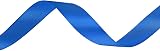 OWill Royal Blue Satin Ribbon 20mm x 22m Double Sided Polyester view 3