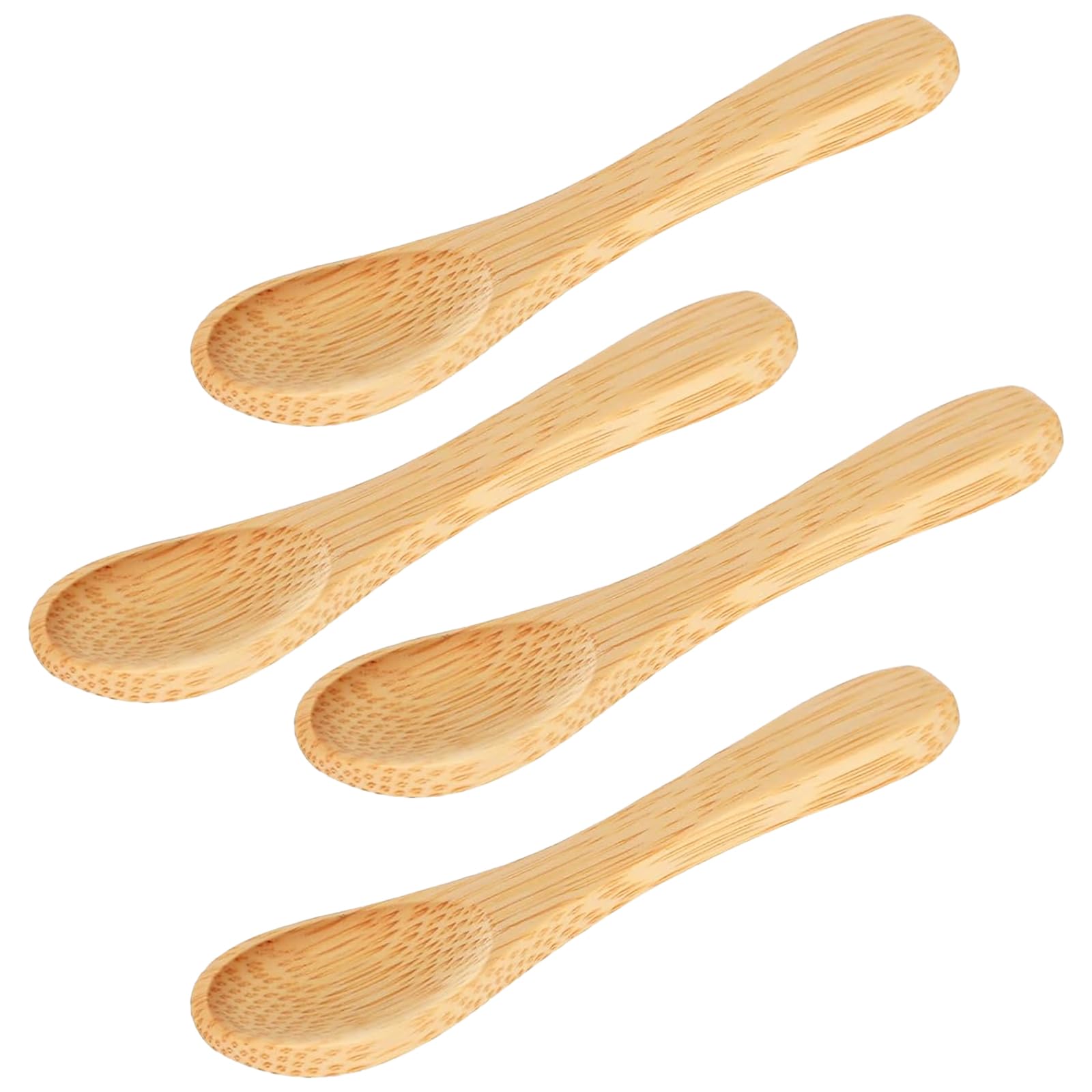 Photo 1 of 4 Pcs Small Wooden Spoons,3.5 Inch Mini Handmade Bulk Nature Tiny Spoons Little Wooden Teaspoons for Jars Sugar Coffee Creamer Honey Spices Salt Kitchen Supplies