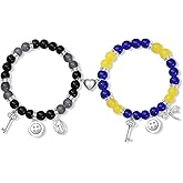 ANZWTLOYY Matching Bracelets for Couples Best Friends Couples Friendship Bracelets for 2 Women Men Bff Bracelets