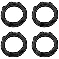 E-outstanding E12 Light Socket Ring 4PCS 3/4Inch I.D Black Phenolic ...