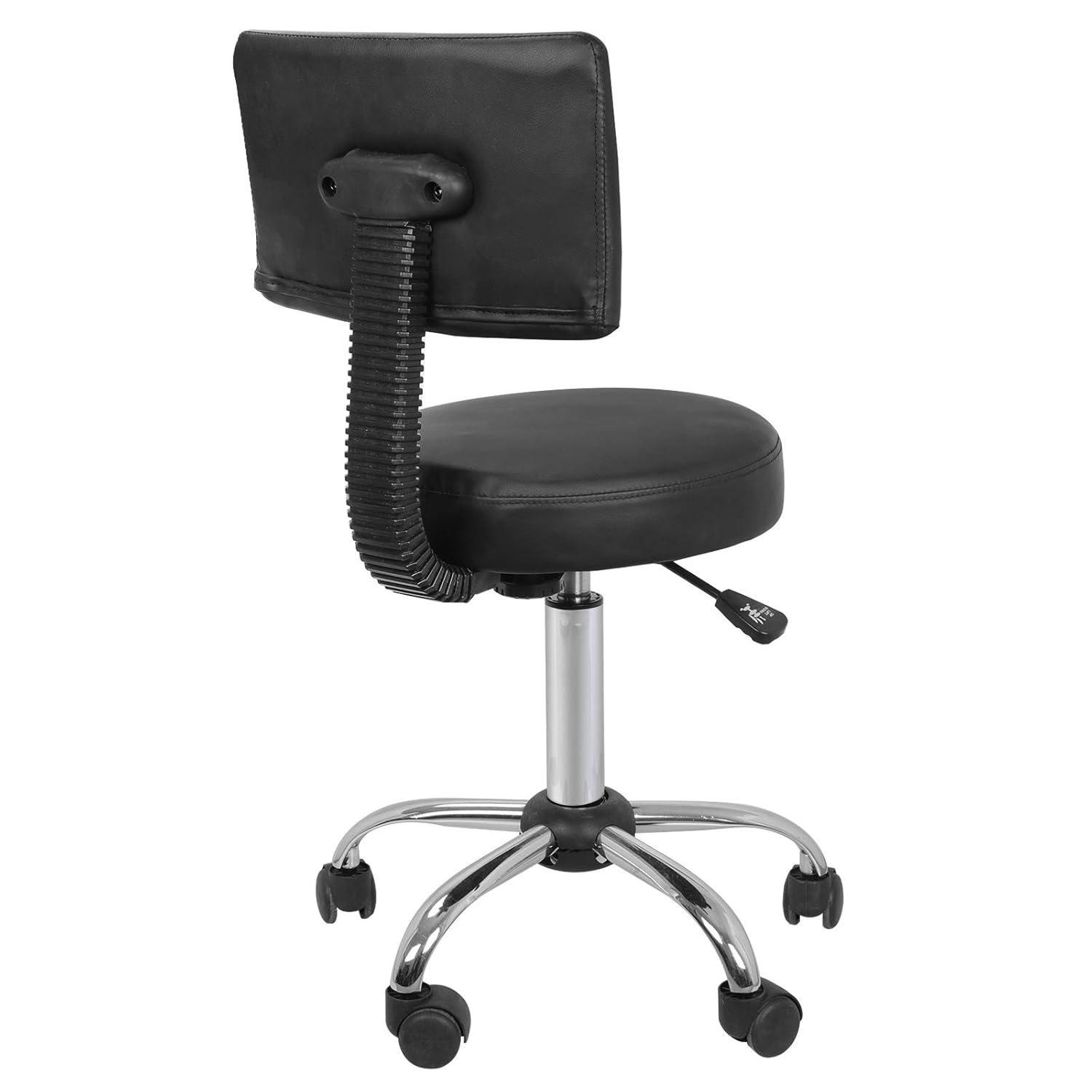 Hydraulic Swivel Medical Salon Stool Clinic Spa Massage Stool Rolling Manicure Chair W/Backrest for Tattoo Facial Spa: Beauty