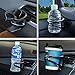 Yziixi Car Cup Holder, Adjustable Car Air Vent Cup Mount, Universal Smart Drink Clip-on Holder Soft Drink Water Coffee Bottle Stand (Black)