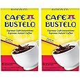 Prexio Cafe Bustelo Instant Coffee Single Serve Packets, 6 Count (Pack of 2) - Convenient & Flavorful Coffee On-the-Go