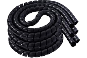 FUNZON Cable Protector for Dogs and Cats 10M Spiral Cable Management Organizer Protect Your Pets Animals from Chewing Insulat