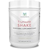 Mannatech - TruHealth&trade; Shake - Decadent Vanilla Flavor - 541.5 g | Contains Protein, Fiber, Vitamins and Minerals, Supports Balanced Nutrition, Meal Replacement, Easy-to-Mix Formula