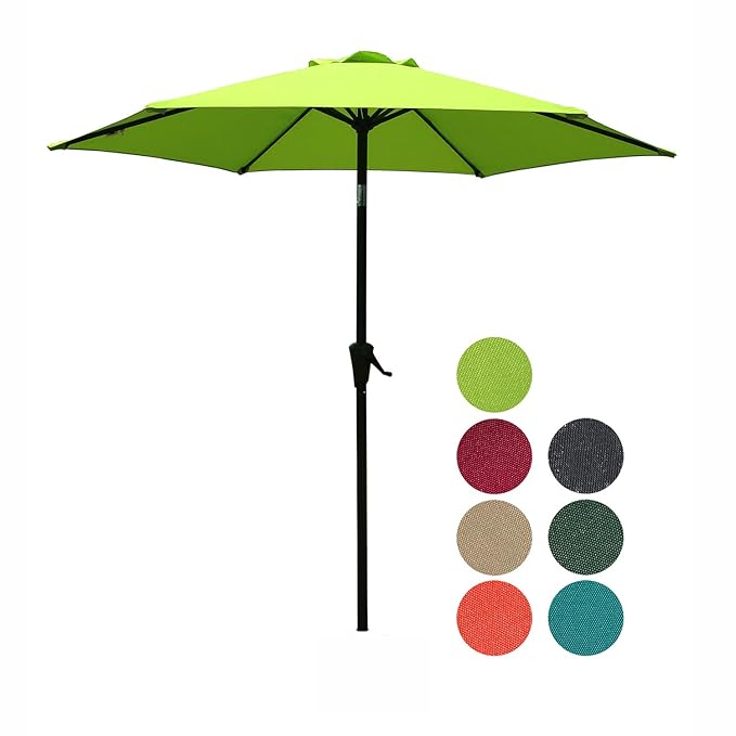 Amazon.com : Patiorama 7.5 Feet Outdoor Patio Umbrella ...