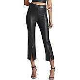 commando Women's Faux Leather 7/8 Split Front Pant