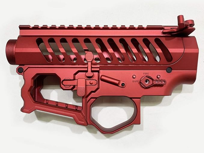 Amazon F1 Firearms r 15 電動m4用 スケルトンレシーバーセット Red パーツ 通販