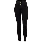 FREDDY WRUP Denim Butt Lifting Jeans for Women - 3 Button High Rise, Full Length