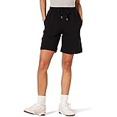 Amazon Essentials Women's Fleece High Rise Bermuda Shorts, Plus Size Available