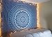 Jaipur Handloom Turquoise Blue Tapestry Ombre Tapestry Hippie Mandala Bedding Tapestry Wall Hanging Psychedelic Tapestry Dorm Decor Bohemian Tapestry, Boho Tapestries, Mandala Throw Bedspread
