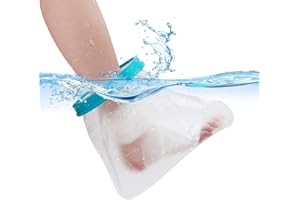 UpGoing Waterproof Foot Cast Wound Cover Protector for Shower Bath, Watertight Cast Bag Covers for Broken Surgery Foot, Ankle
