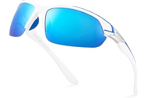 Xagger Polarized Sports Sunglasses for Men Women UV400 Wrap Around Baseball Softball Glasses