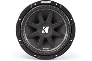 Kicker 43C104 Comp 10" 300 Watt SVC 4-ohm Car Audio Subwoofer Woofer Sub C104