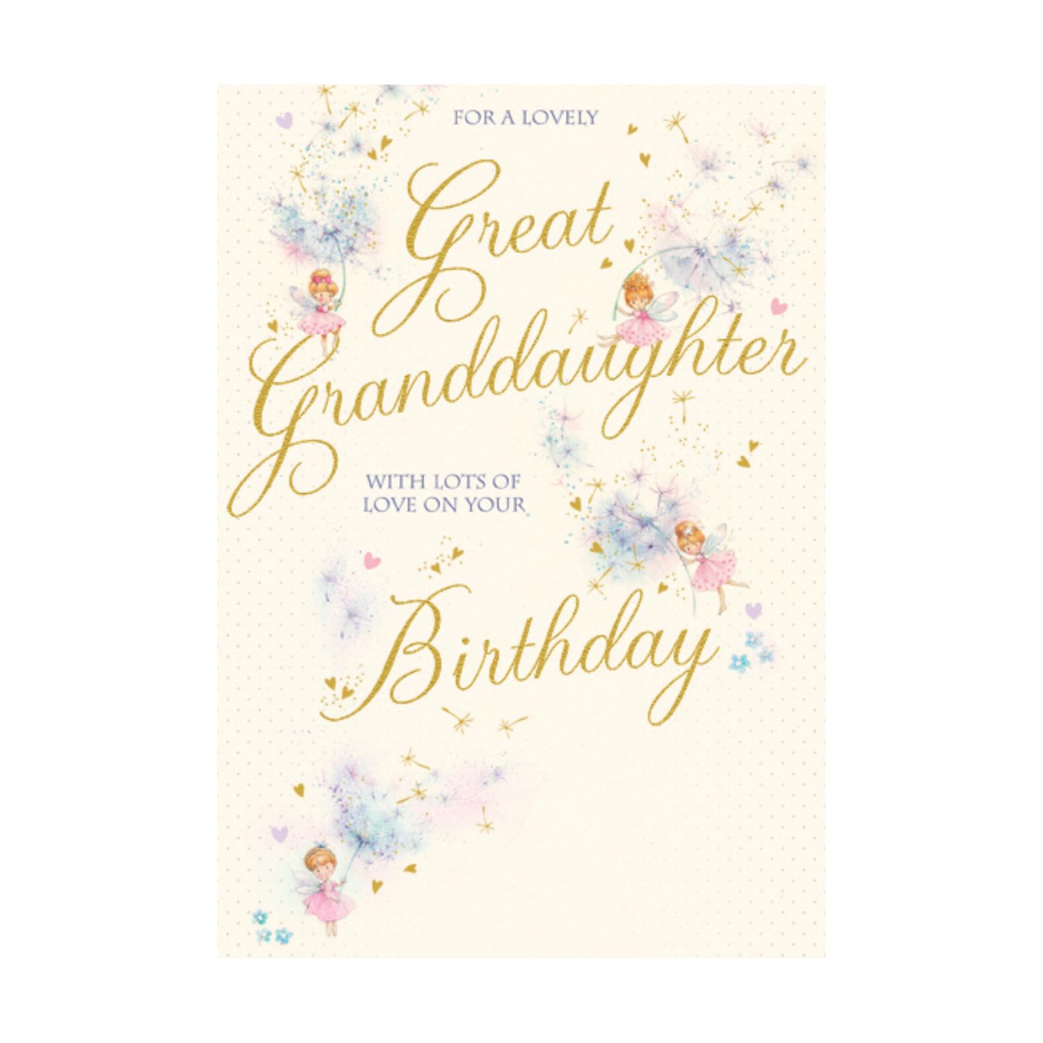 to a Special Great Granddaughter Birthday Card ~ with Lots of Love