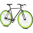 AVASTA Single-Speed Fixed Gear Urban Commuter Fixie Bike Flip Flop Hub Bicycle, Multiple Colors